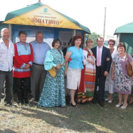 Лопатинцы отметили 75-летие Волжского района